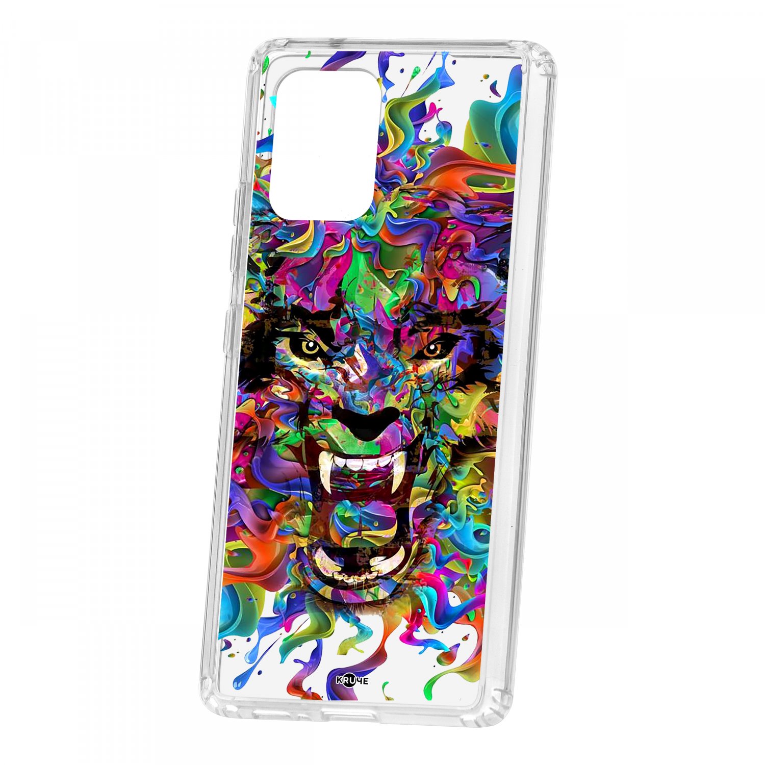 фото Чехол kruche samsung galaxy s10 lite print colored beast кruче