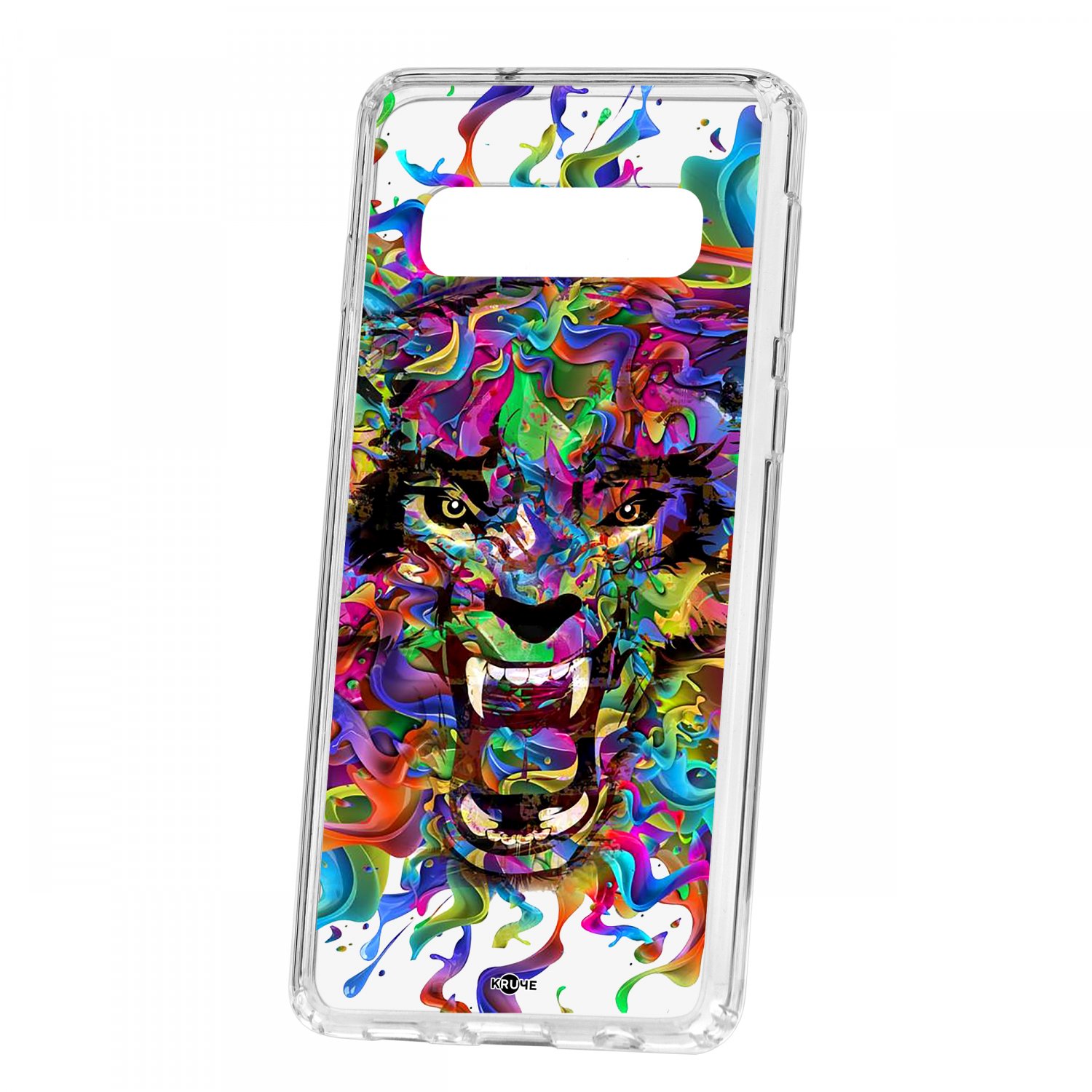 фото Чехол kruche samsung galaxy s10 print colored beast кruче