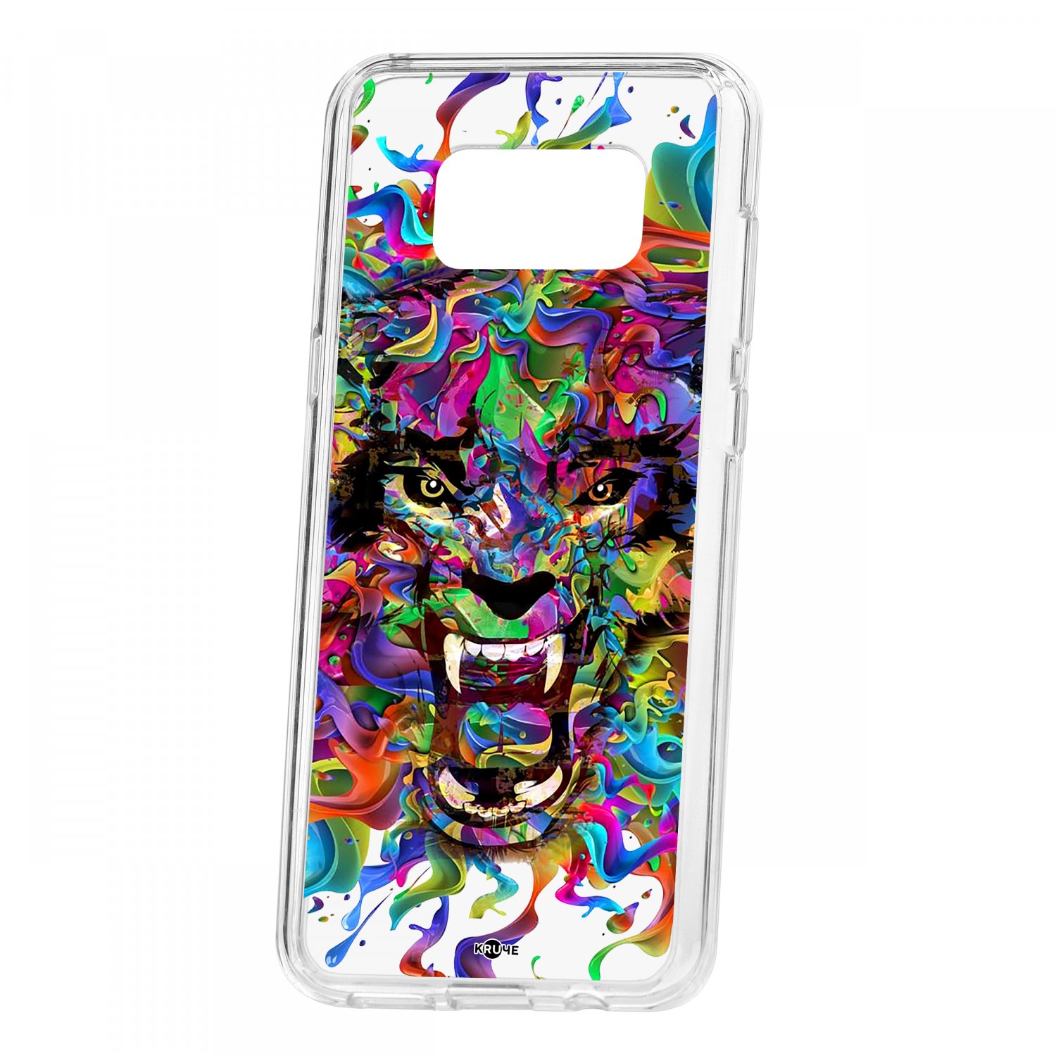 фото Чехол kruche samsung galaxy s8 plus print colored beast кruче