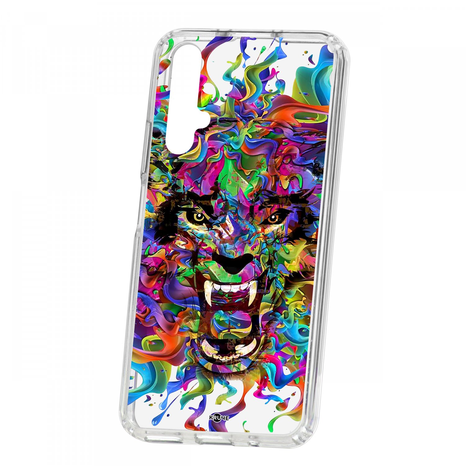 фото Чехол kruche huawei honor 20 print colored beast кruче