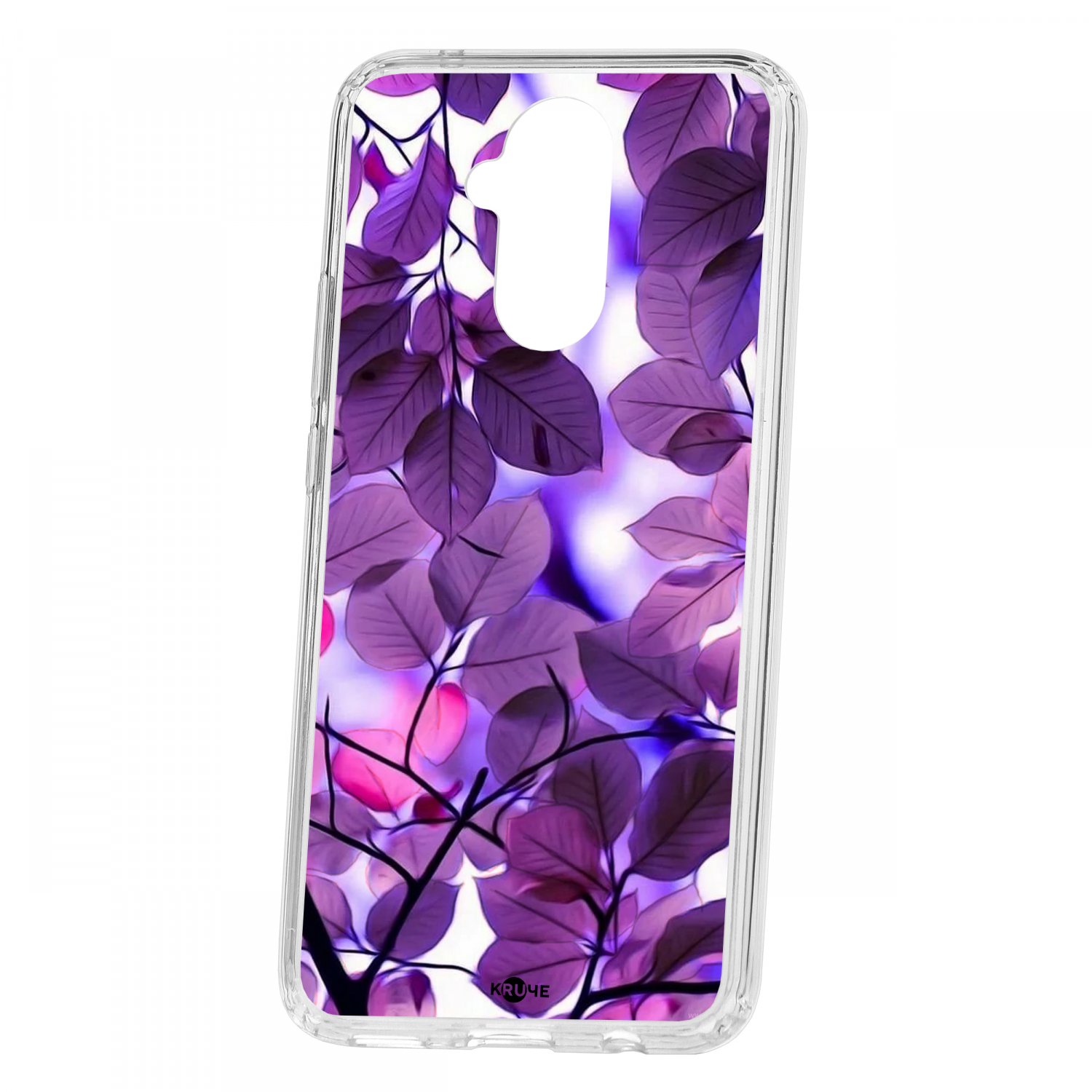 фото Чехол для huawei mate 20 lite кruче print purple leaves