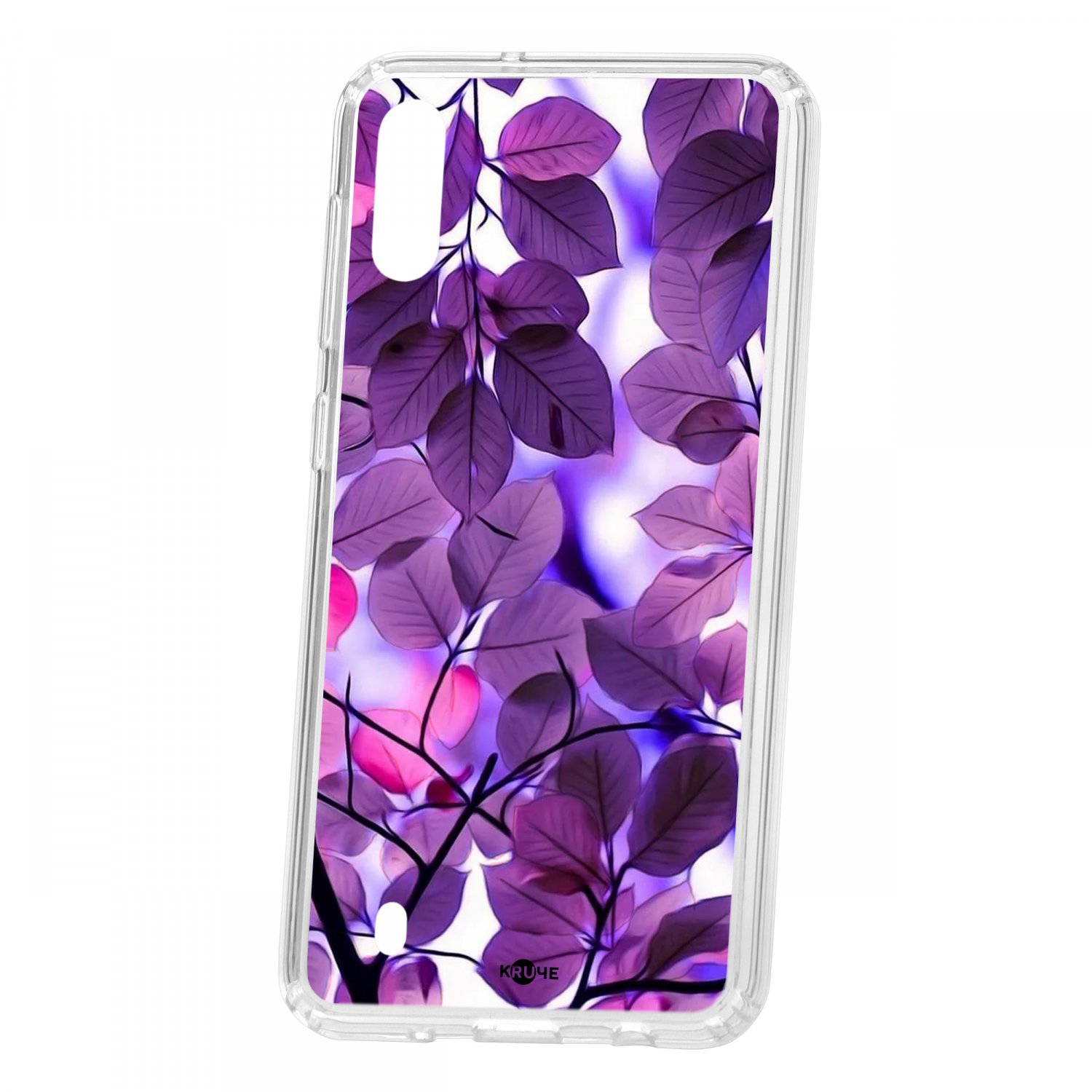 фото Чехол для samsung galaxy m10 кruче print purple leaves