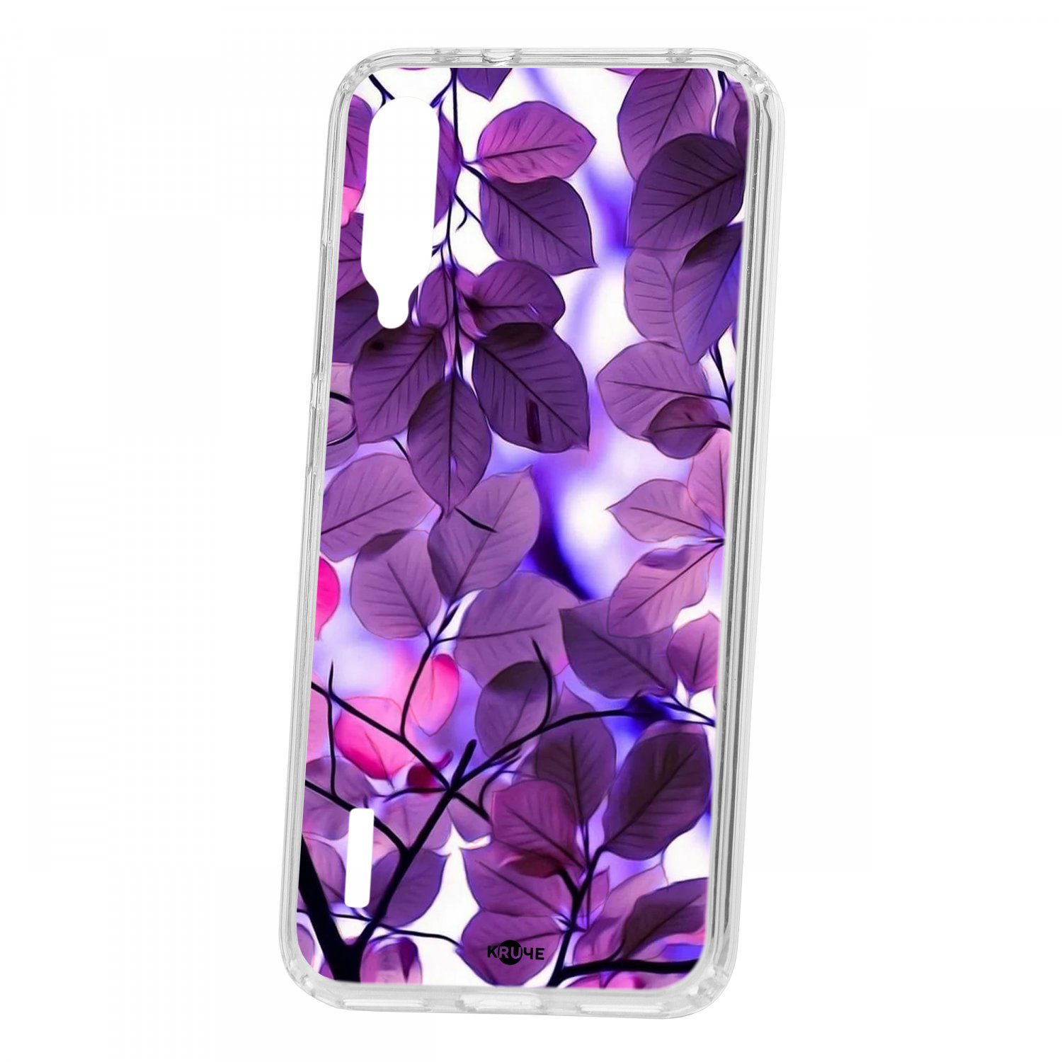 фото Чехол для xiaomi mi a3 кruче print purple leaves