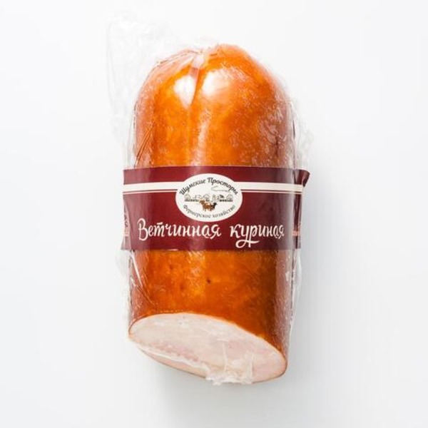 

Ветчина Фермерское хозяйство Шумские просторы куриная, 390-420 г