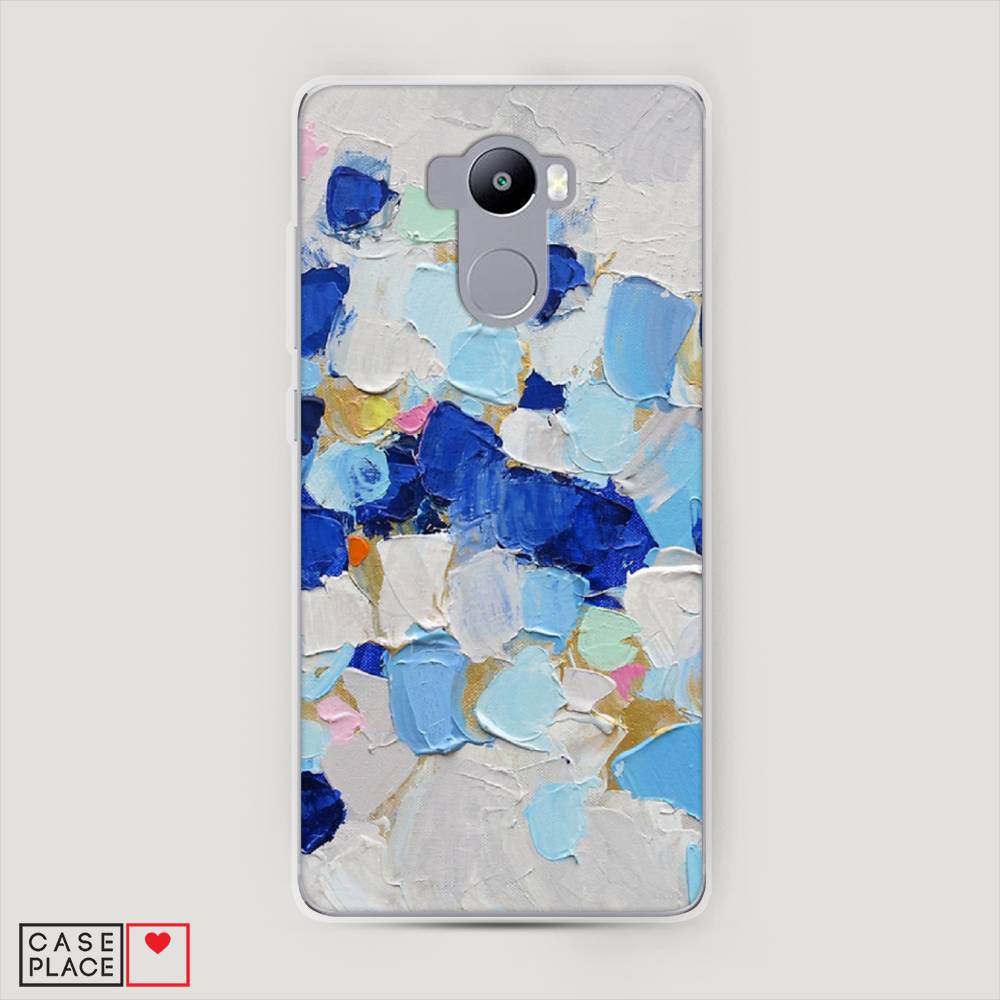 

Пластиковый чехол "Холст сине-белый" на Xiaomi Redmi 4
