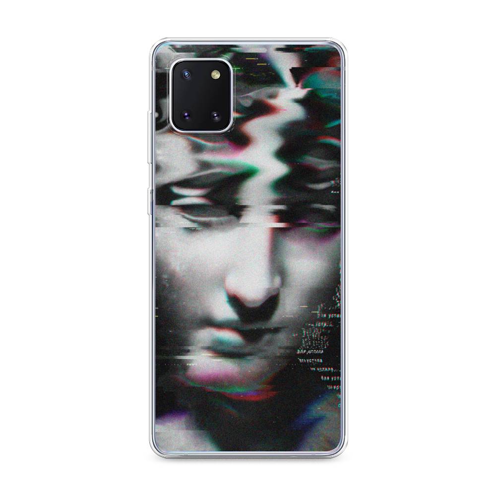 фото Силиконовый чехол "glitch art" на samsung galaxy note 10 lite awog