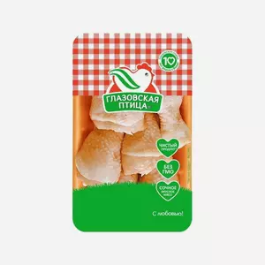 

Голень цыпленка-бройлера Глазовская птица охлажденная, 0,9-1 кг