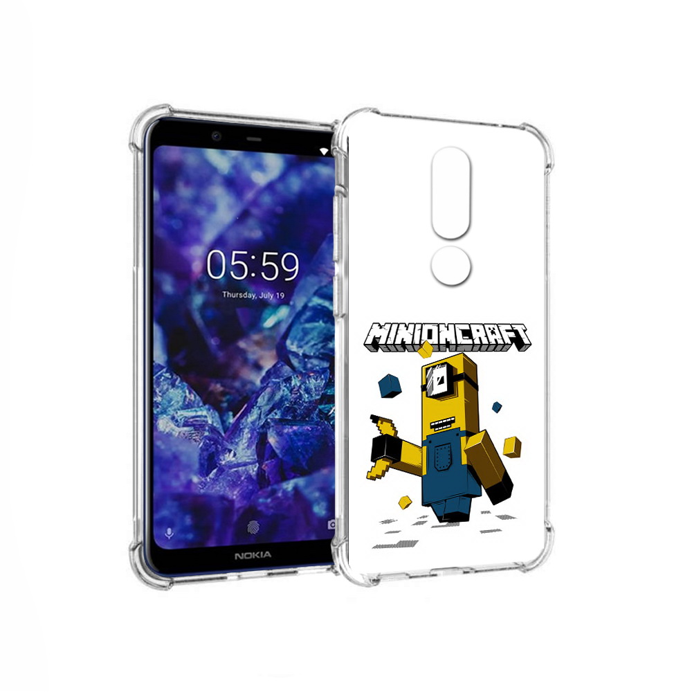 

Чехол MyPads Tocco для Nokia 5.1 Plus миньон (PT119548.120.478), Прозрачный, Tocco