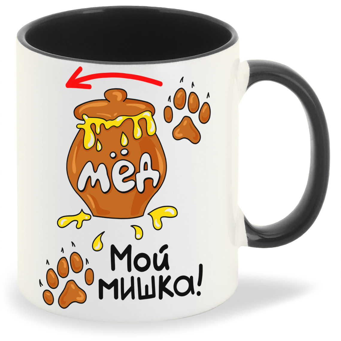 

Кружка CoolPodarok Мой мишка есть пара, Мой мишка есть пара