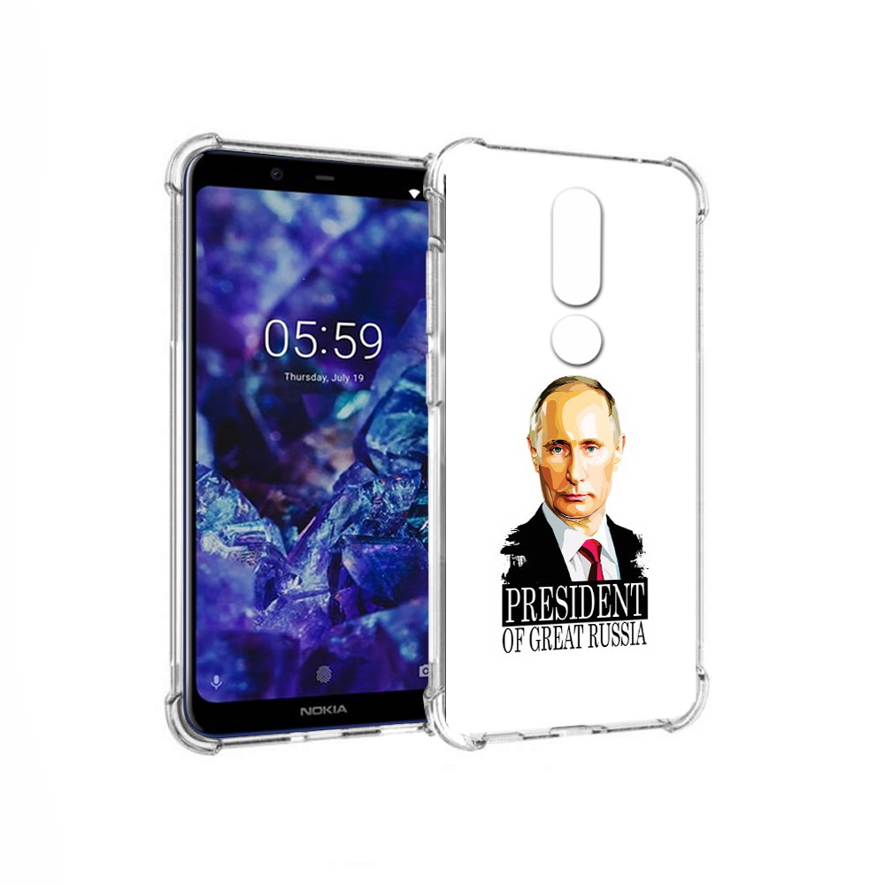 

Чехол MyPads Tocco для Nokia 5.1 Plus Володька (PT119548.120.50), Прозрачный, Tocco