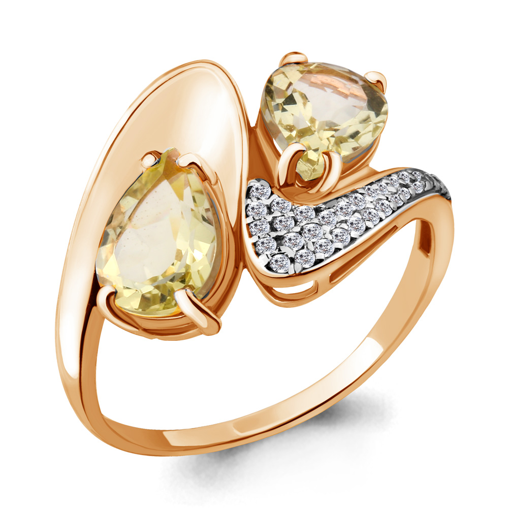 

Кольцо из серебра с кварцем р.  Aquamarine 6579411А_925_з, 6579411А_925_з