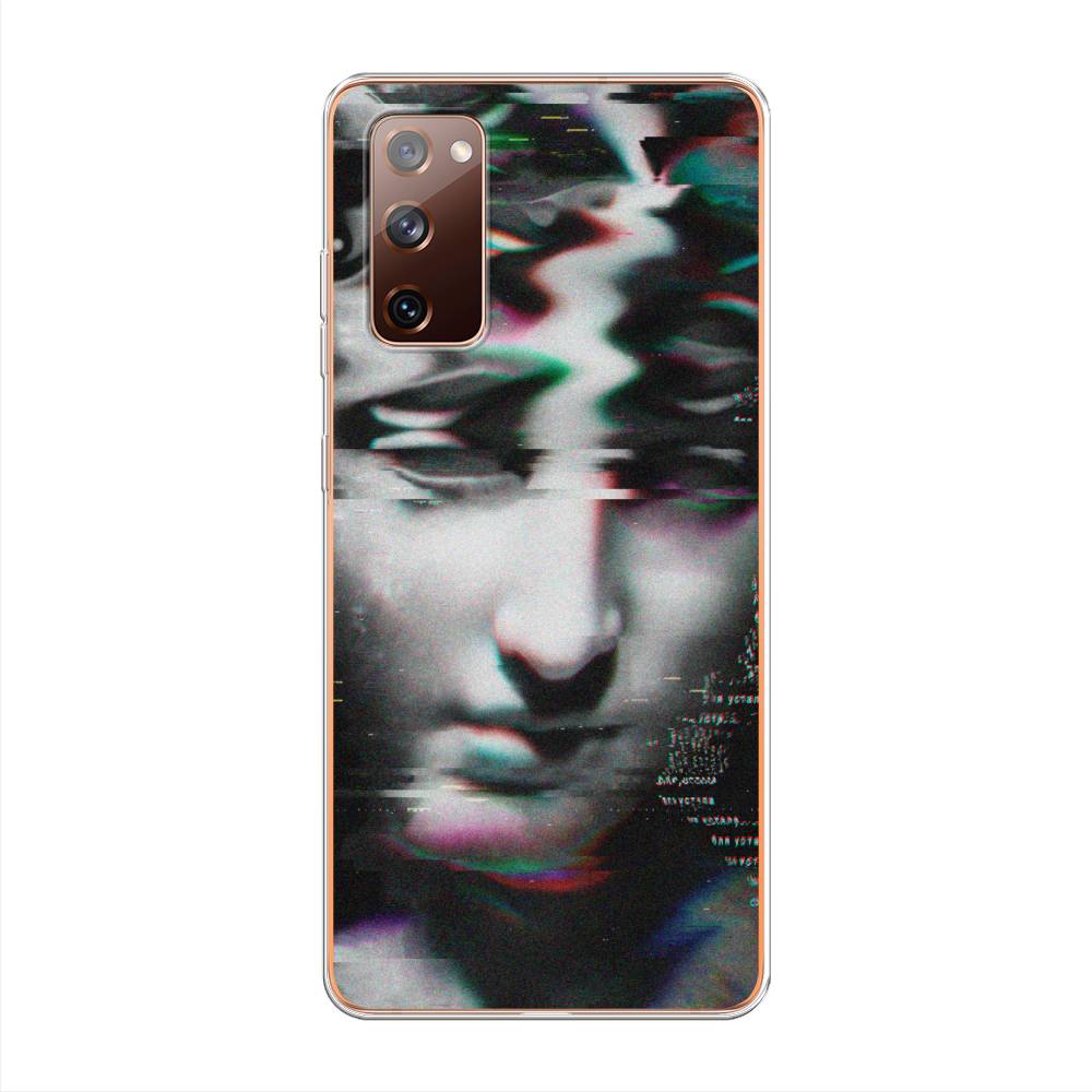 фото Силиконовый чехол "glitch art" на samsung galaxy s20 fe awog