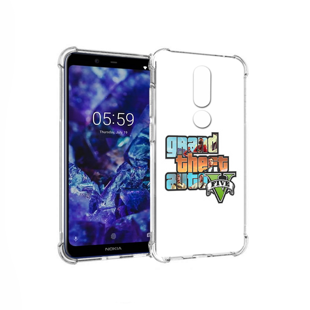 

Чехол MyPads Tocco для Nokia 5.1 Plus ГТА (PT119548.120.52), Прозрачный, Tocco