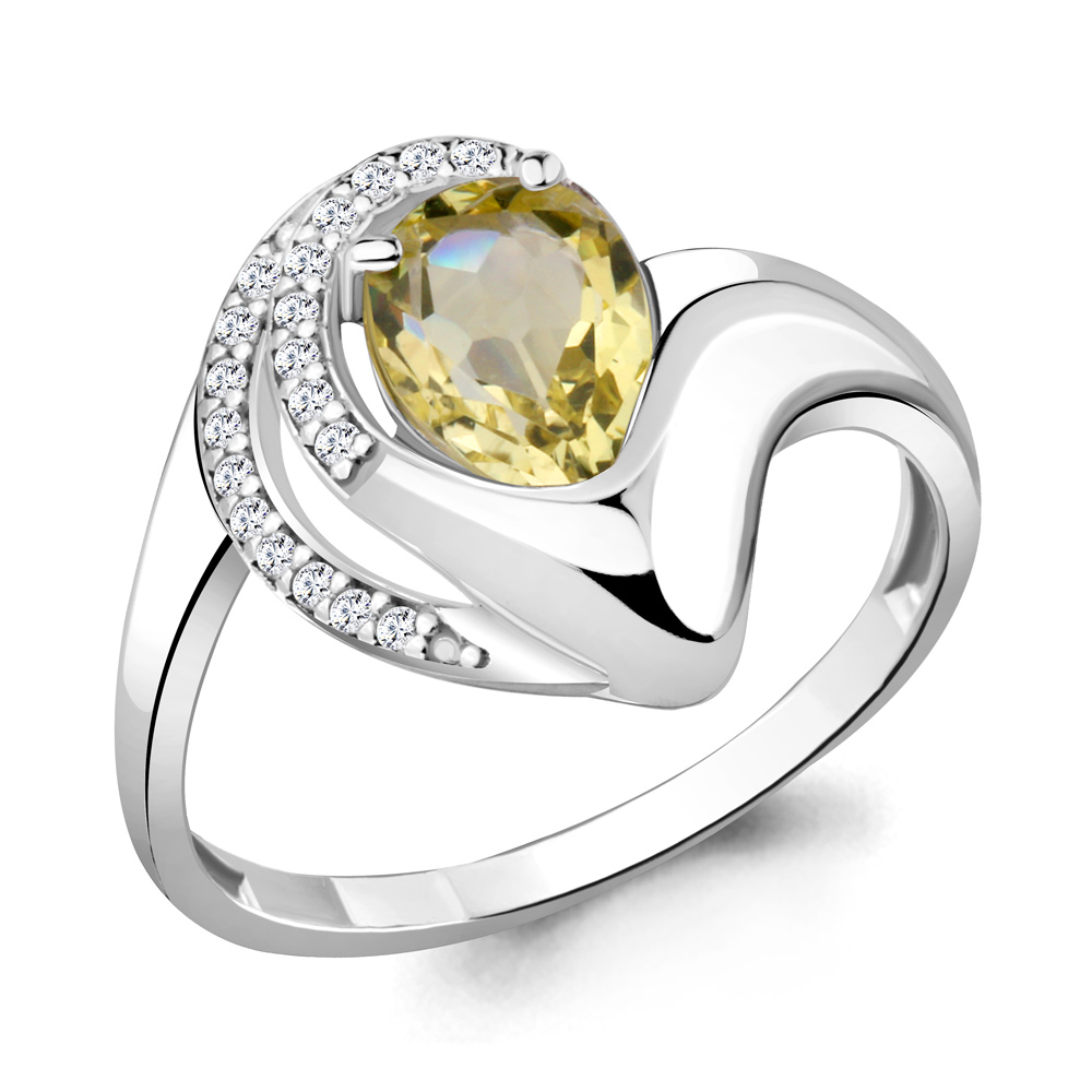 

Кольцо из серебра с кварцем р.  Aquamarine 6579611А_925_р, 6579611А_925_р