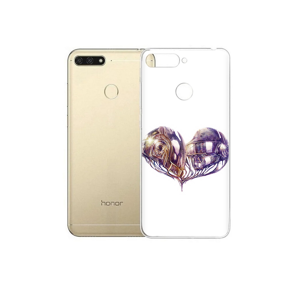 

Чехол MyPads Tocco для Huawei 7C сердце абстракция (PT111175.61.596), Прозрачный, Tocco