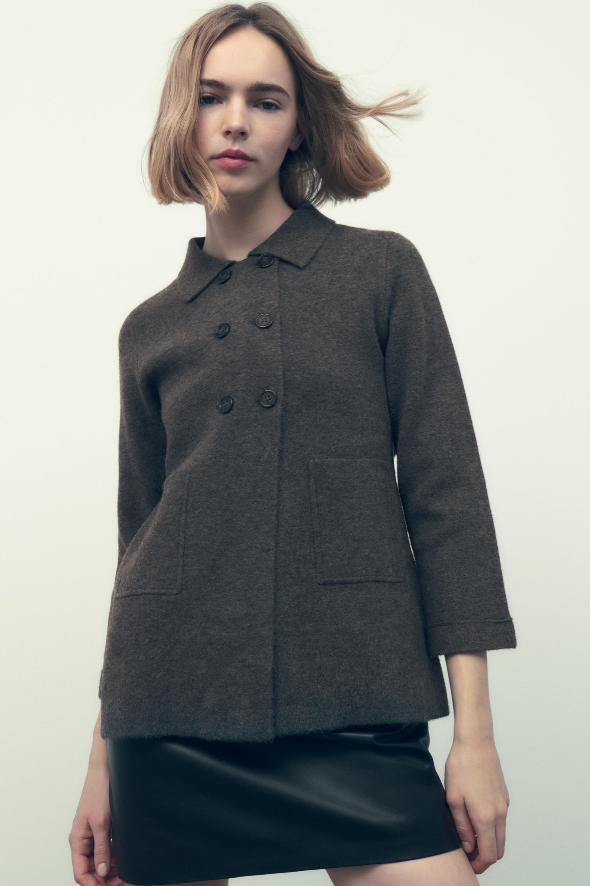 

Кардиган женский ZARA 05755140 серый S (доставка из-за рубежа), 05755140