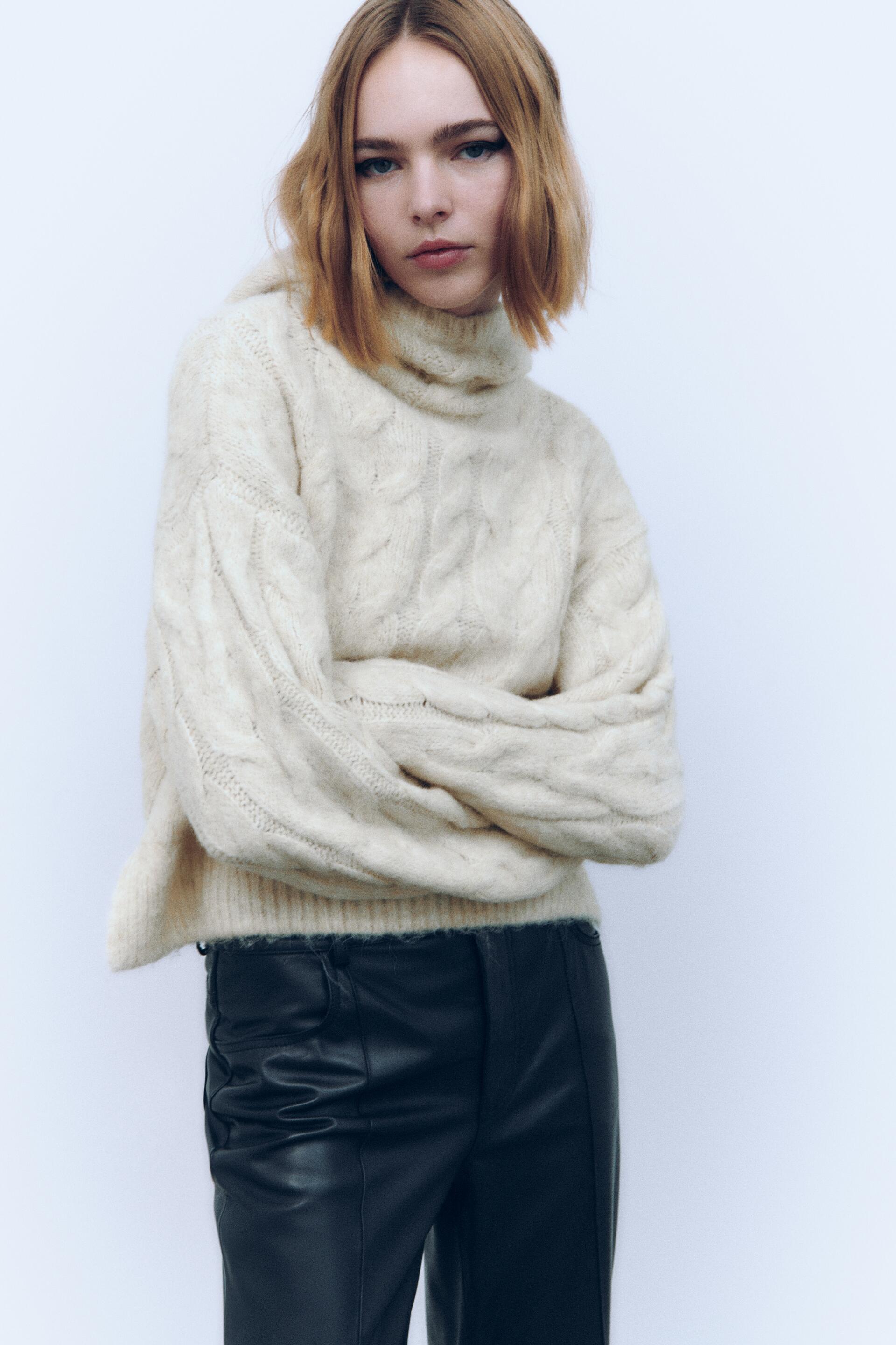 

Свитер женский ZARA 05755145 белый M (доставка из-за рубежа), 05755145