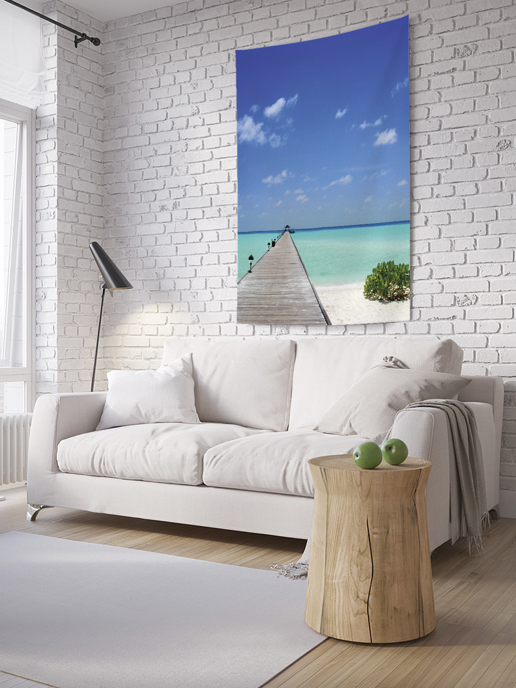 

Вертикальное фотопанно на стену JoyArty Длинный пирс 150x200 см, Длинный пирс
