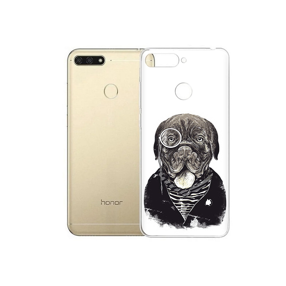 

Чехол MyPads Tocco для Huawei 7C солидный песик (PT111175.61.615), Прозрачный, Tocco