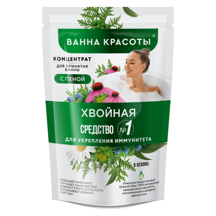 Концентрат для ванны Fito «Хвойная» 250 мл бомбочка для ванны fito cosmetic шипучая шоколадка с игрушкой 115г 2 шт