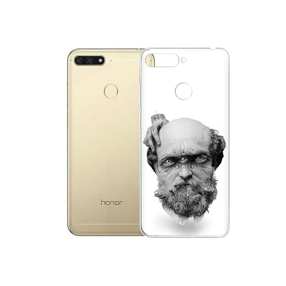 

Чехол MyPads Tocco для Huawei 7C страшный бородатый мужчина абстракция (PT111175.61.630), Прозрачный, Tocco