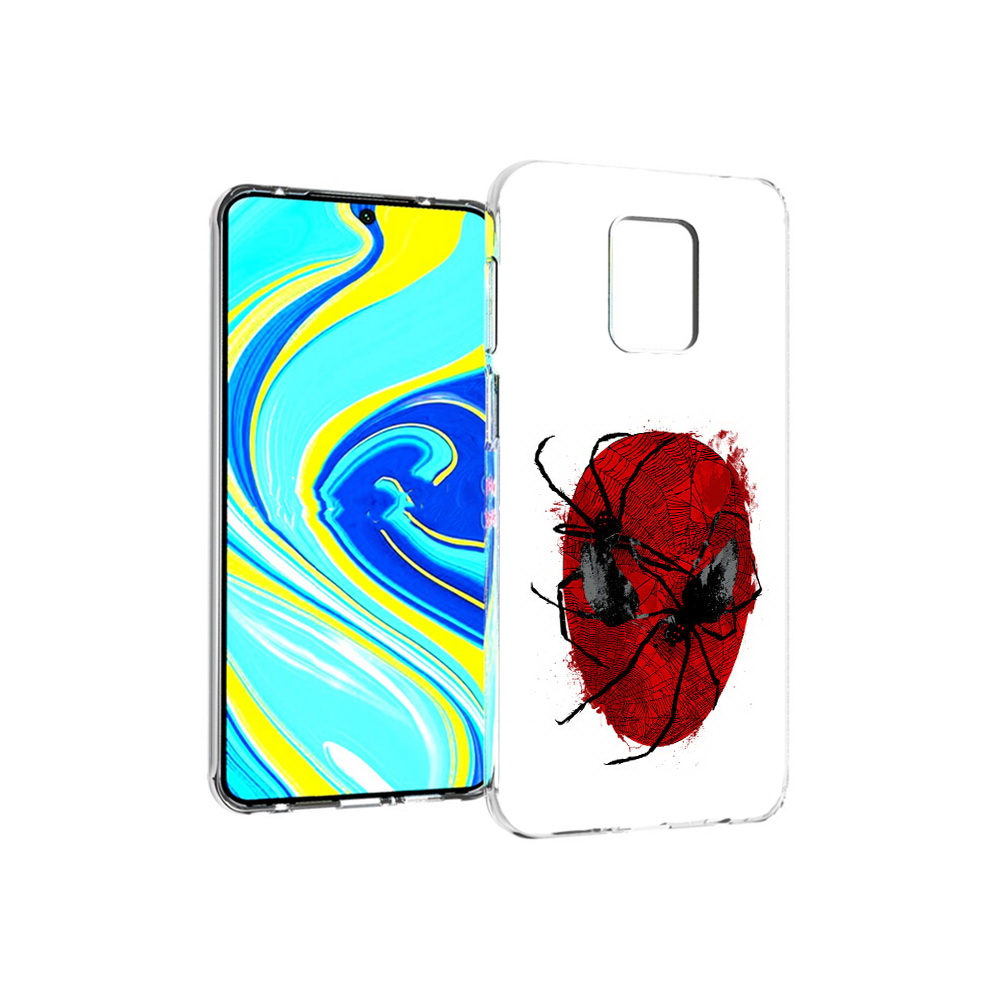 

Чехол MyPads Tocco для Xiaomi Redmi Note 9 Pro человек паук (PT146368.268.673), Прозрачный, Tocco
