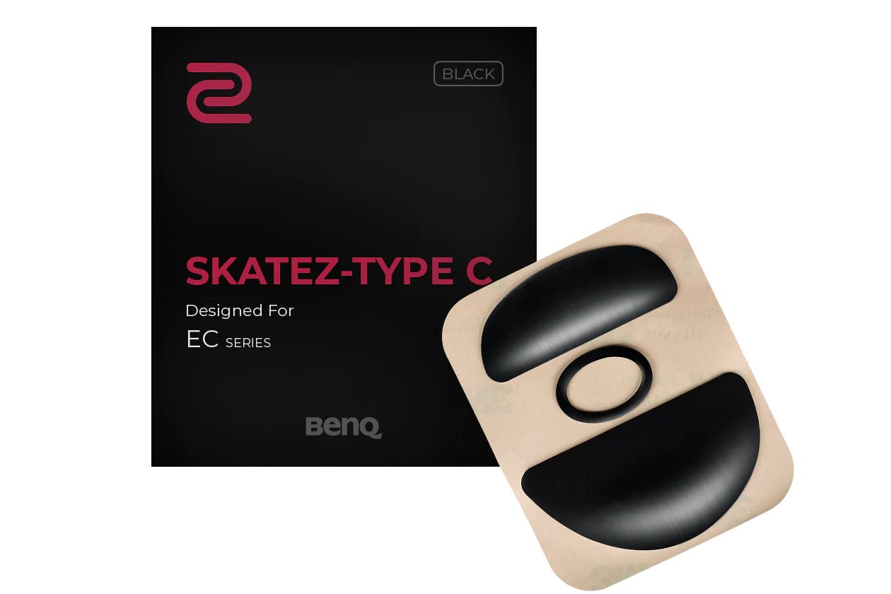 Накладки на мышь BenQ Zowie Skatez-Type C Black черный (5J.N3941.051)