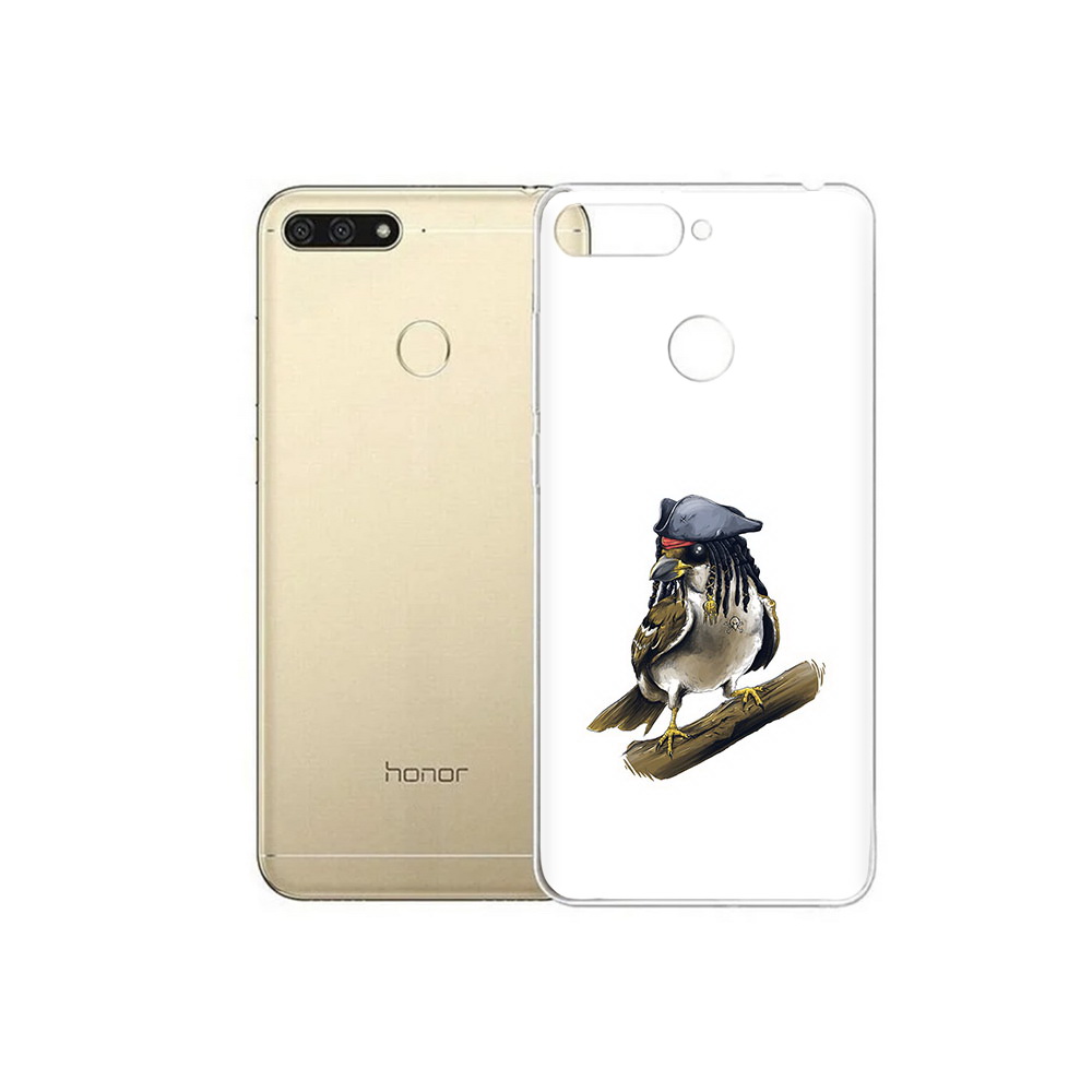 

Чехол MyPads Tocco для Huawei 7C Джек воробей (PT111175.61.65), Прозрачный, Tocco