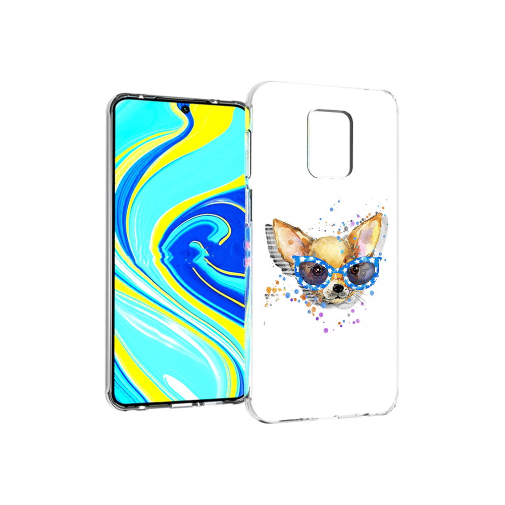 Чехол MyPads Tocco для Xiaomi Redmi Note 9 Pro чихуа-хуа в очках (PT146368.268.691)