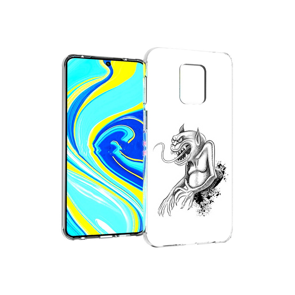 

Чехол MyPads Tocco для Xiaomi Redmi Note 9 Pro чорт (PT146368.268.692), Прозрачный, Tocco
