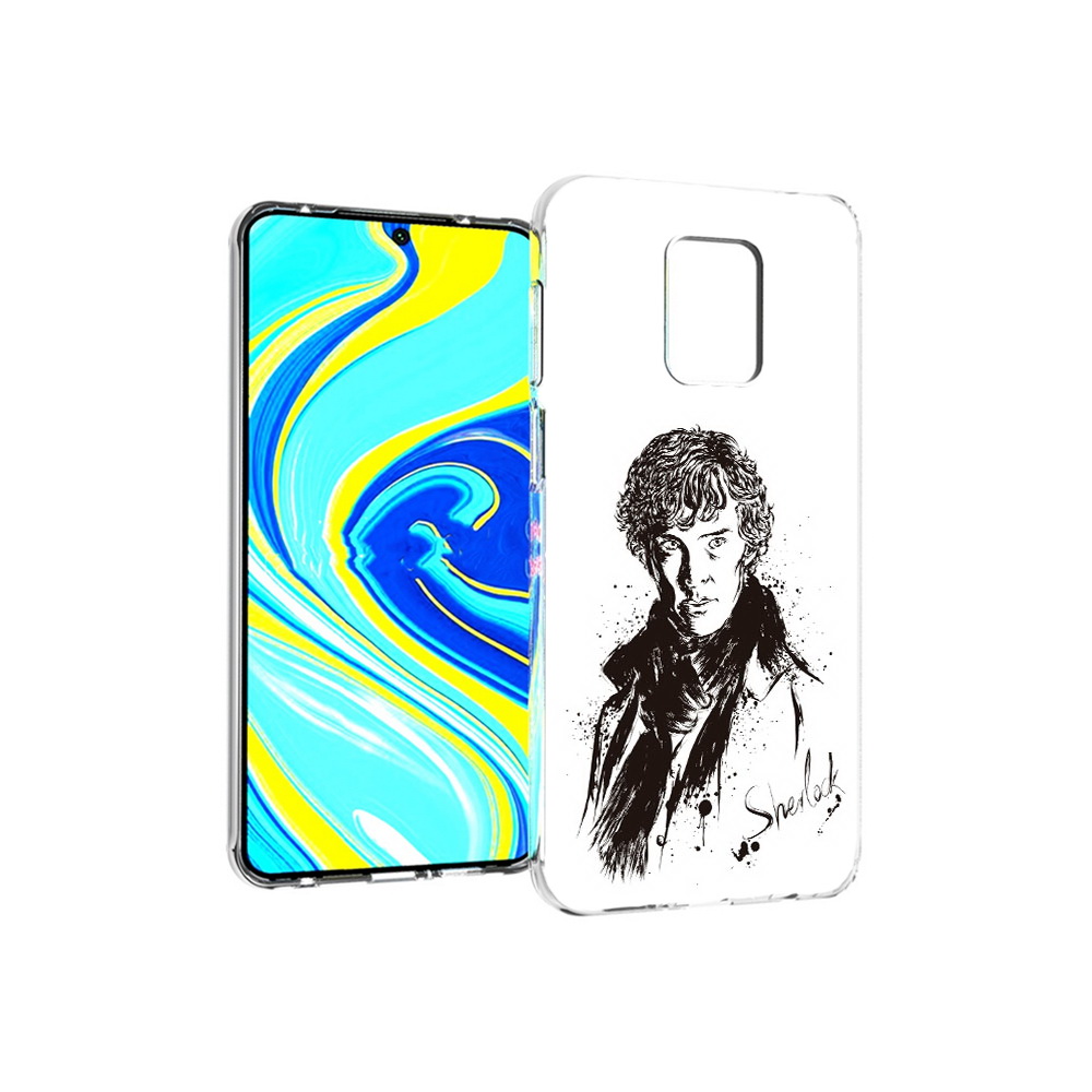 Чехол MyPads Tocco для Xiaomi Redmi Note 9 Pro шерлок холмс портрет (PT146368.268.698)