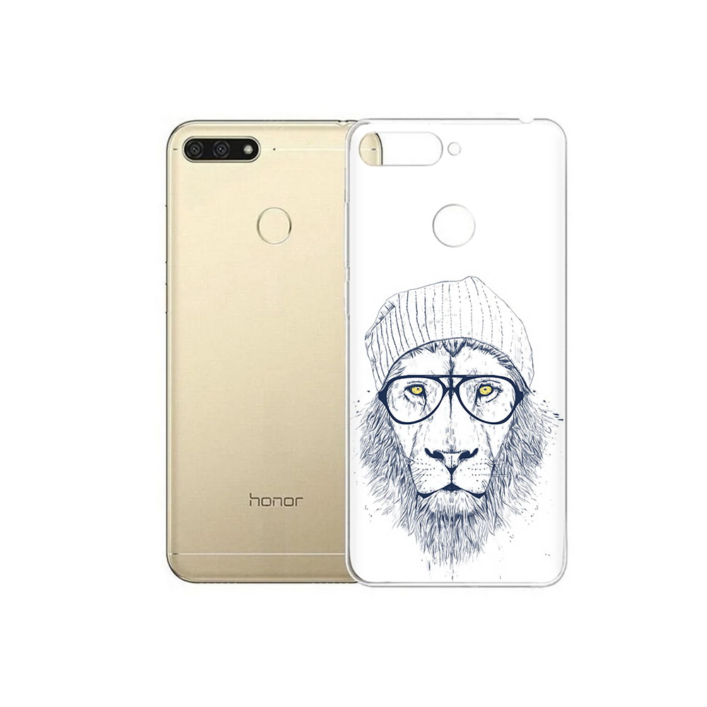 

Чехол MyPads Tocco для Huawei 7C хиппи лев (PT111175.61.663), Прозрачный, Tocco