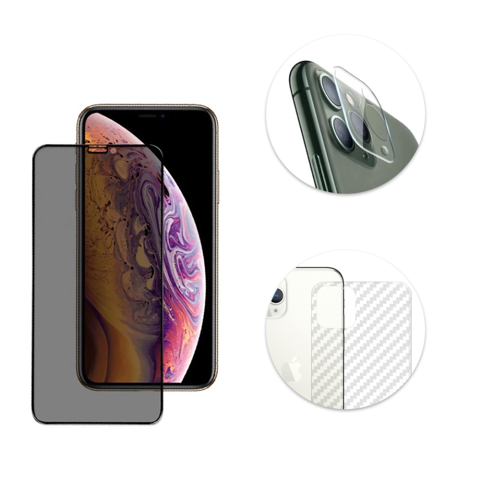 

Комплект защитных стекол GCR 3в1 для iPhone 11 Pro, GCR-GLASS-K