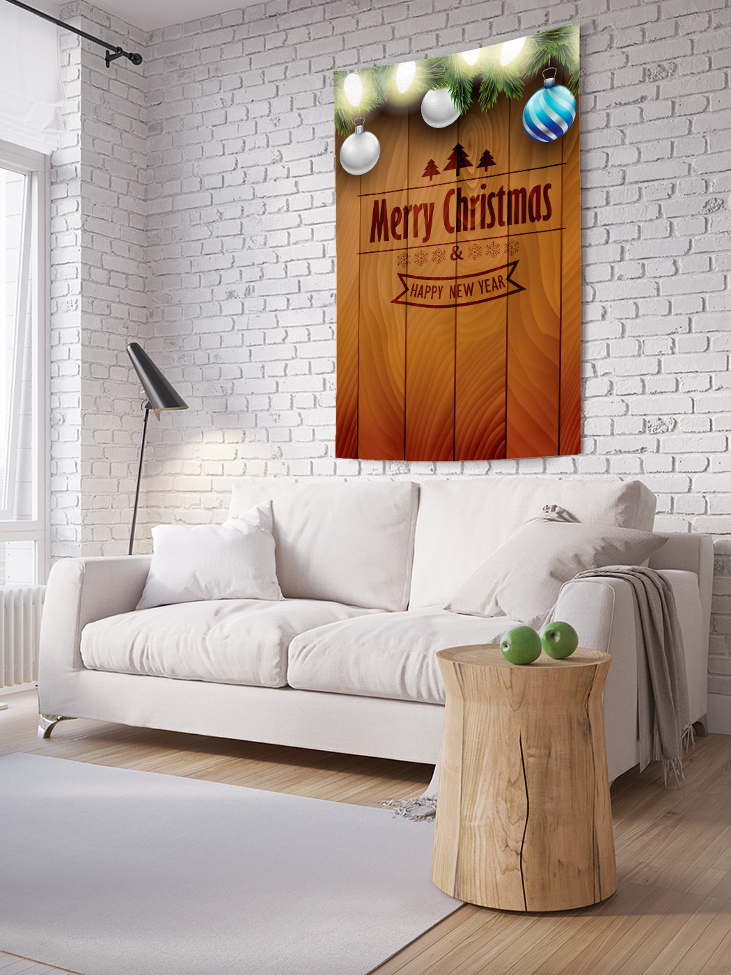 

Вертикальное фотопанно на стену JoyArty Рождественское настроение 150x200 см, Рождественское настроение