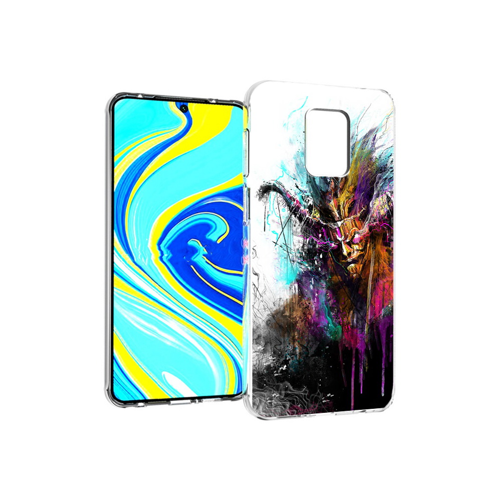 Чехол MyPads Tocco для Xiaomi Redmi Note 9 Pro яркий дьявол (PT146368.268.709)