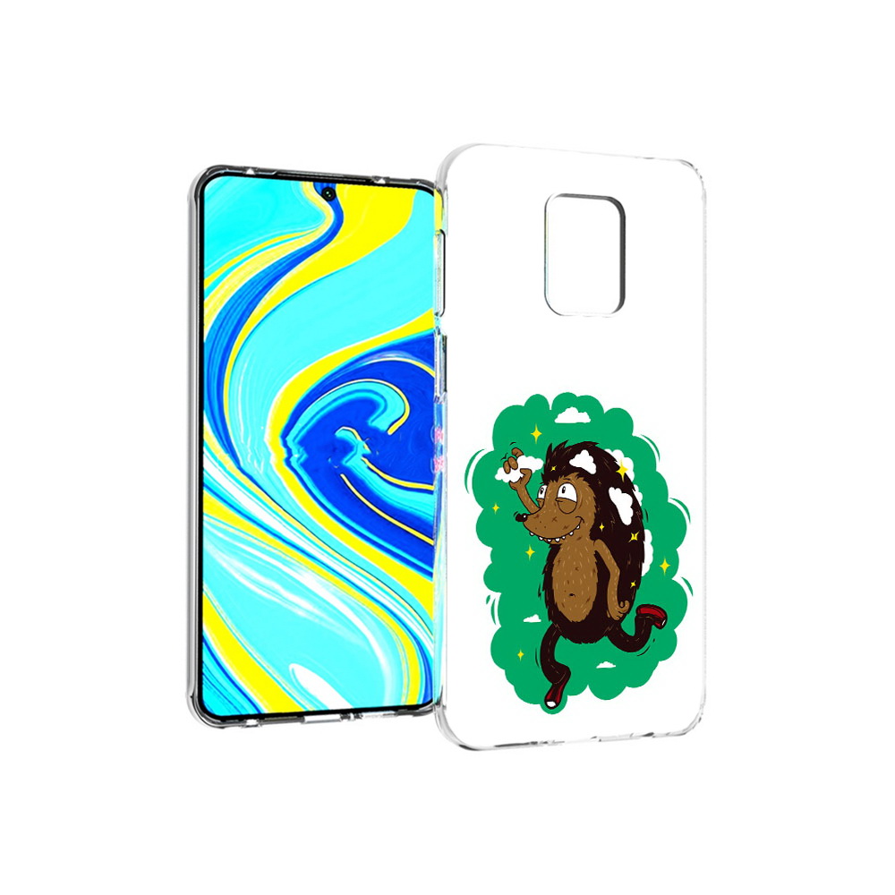 Чехол MyPads Tocco для Xiaomi Redmi Note 9 Pro Ежик в облаках (PT146368.268.77)