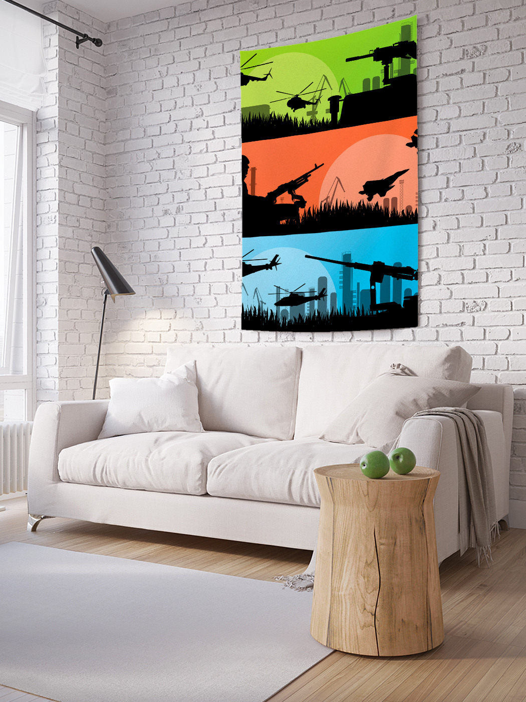 

Вертикальное фотопанно на стену JoyArty Воздушные силы 150x200 см, Воздушные силы