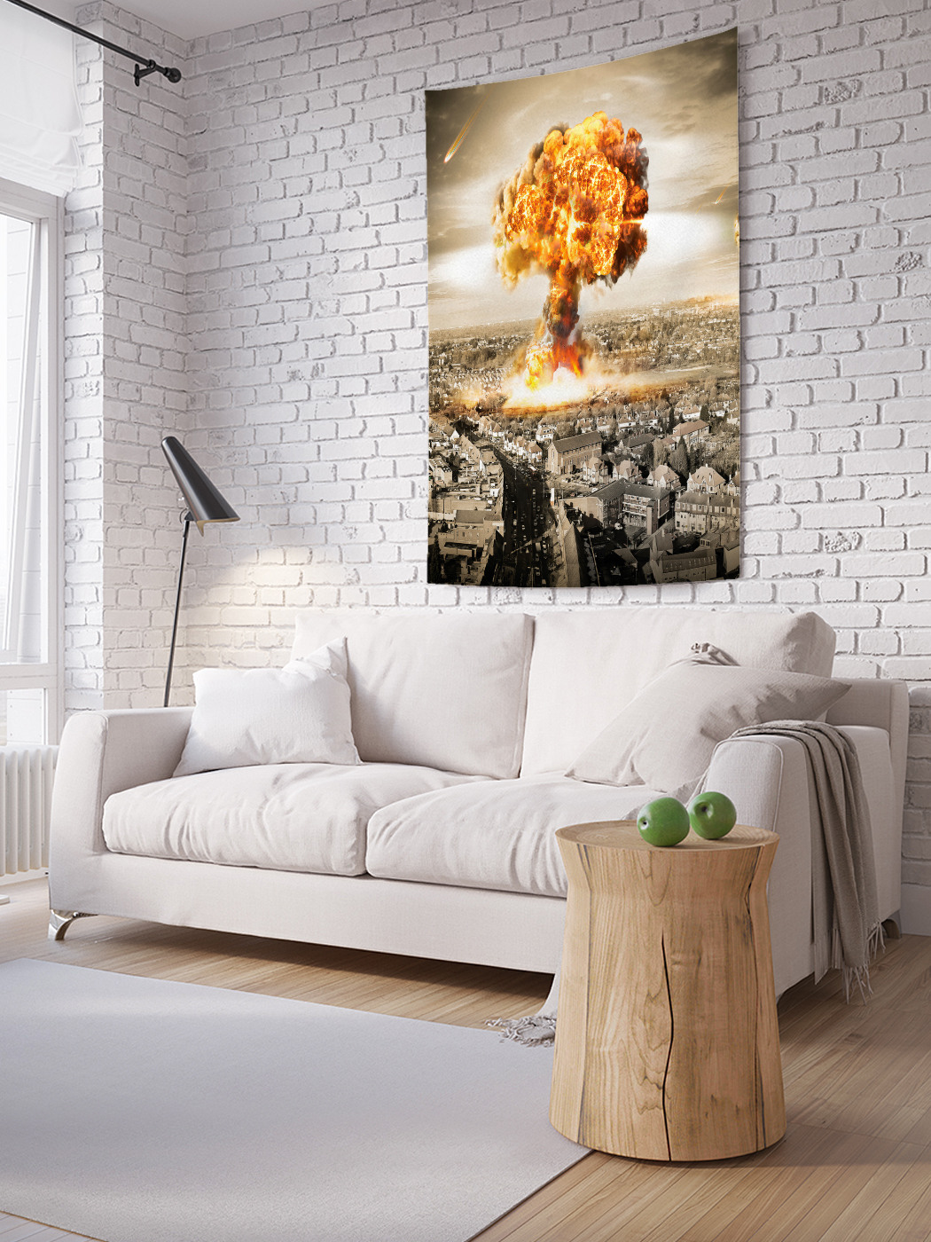 

Вертикальное фотопанно на стену JoyArty Атомная бомба 150x200 см, Атомная бомба