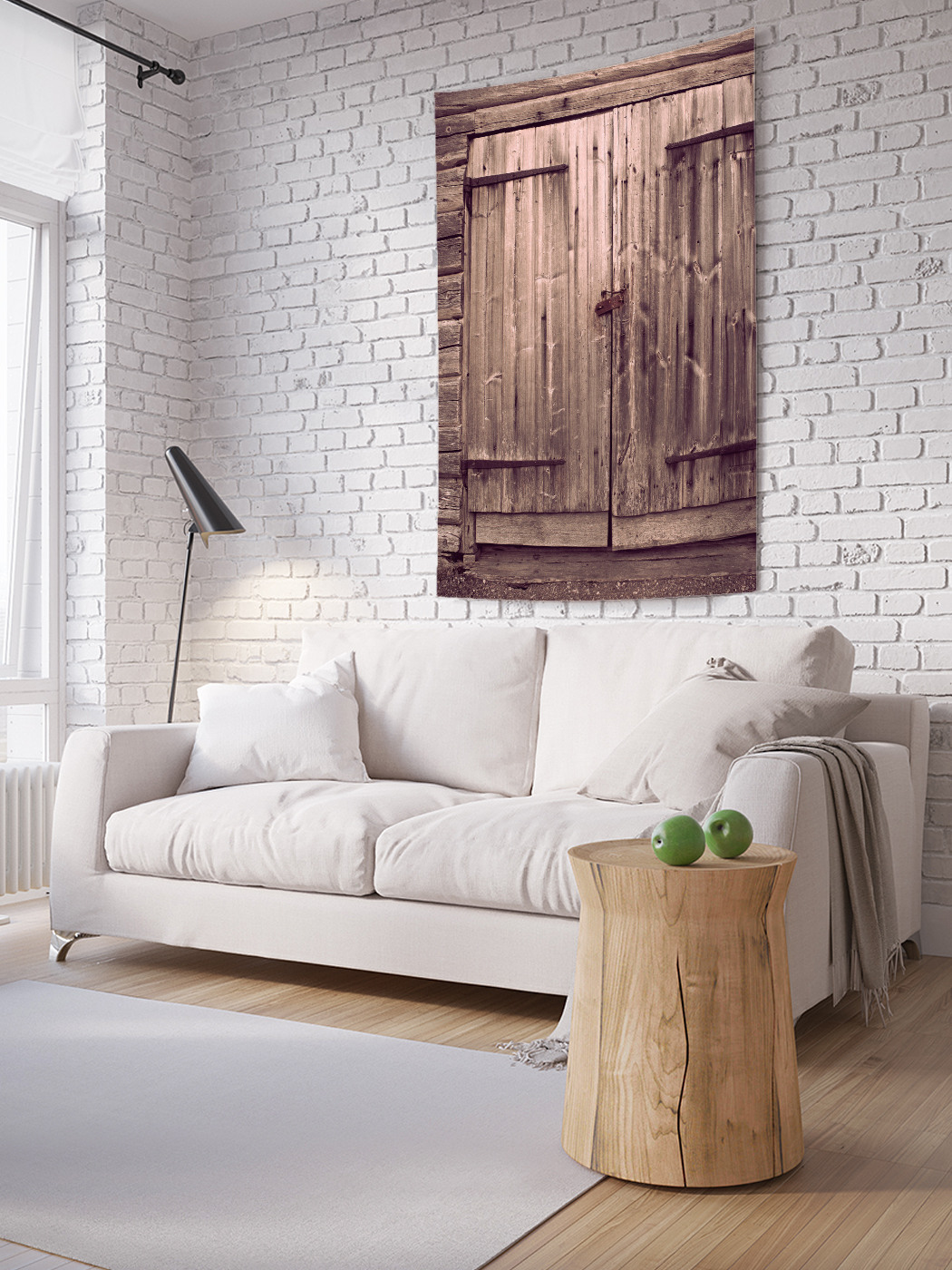 

Вертикальное фотопанно на стену JoyArty Деревянные ставни 150x200 см, Деревянные ставни