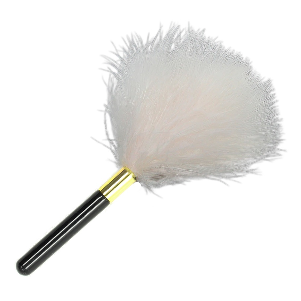 Тиклер KISSEXPO металл-перо белый 18 см