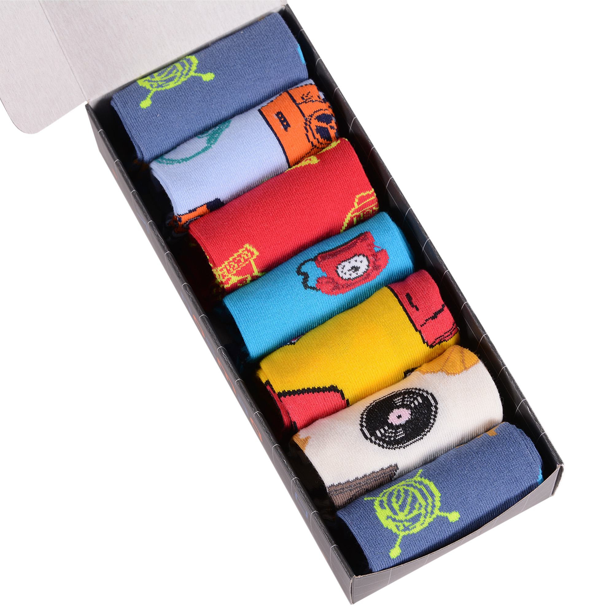 Подарочный набор носков мужских VIRTUOSO Ви7-5564 разноцветных 29, 7 пар