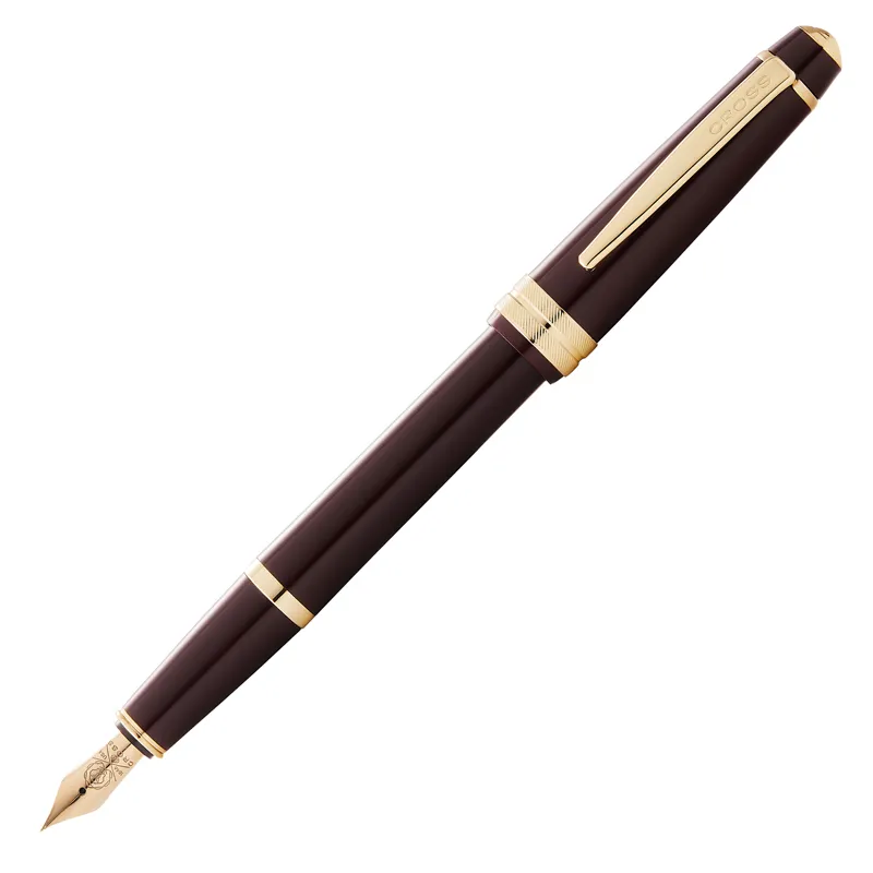 

Перьевая ручка Cross Bailey Light Polished Burgundy Resin and Gold Tone, перо f