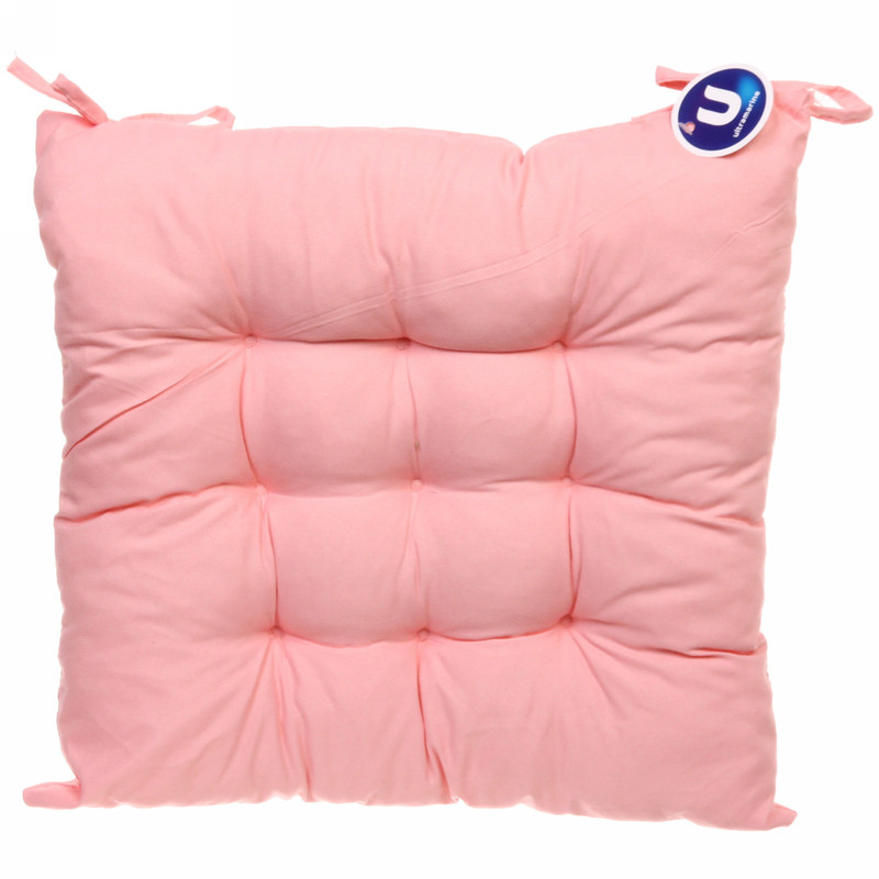 Подушка на стул Селфи ИДЕА Розовый