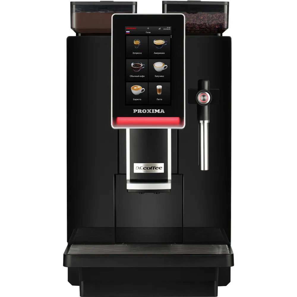 Кофемашина автоматическая Dr.Coffee PROXIMA MiniBar S1 черный концентрат для очистки молочной системы proxima m11 1 л
