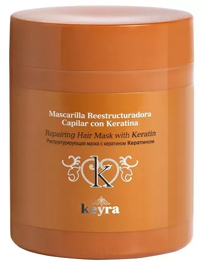 

Восстанавливающая маска для волос с кератином Keyra Repairing Hair Mask, 500 мл