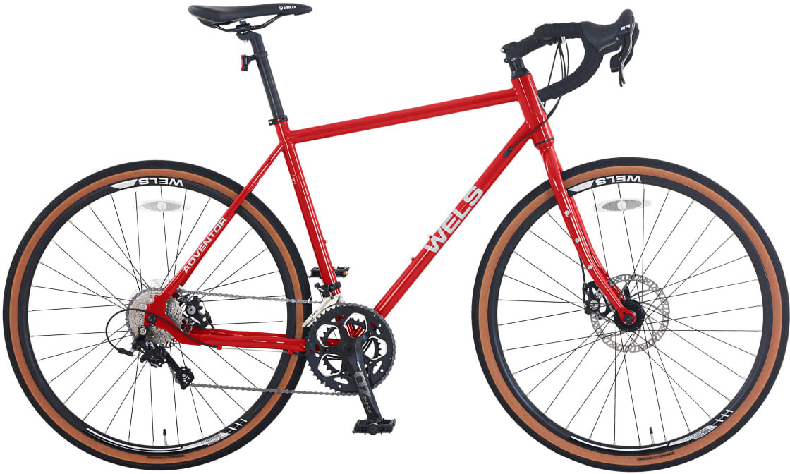 Велосипед WELS Adventor красный размер 580мм 2023 22.8