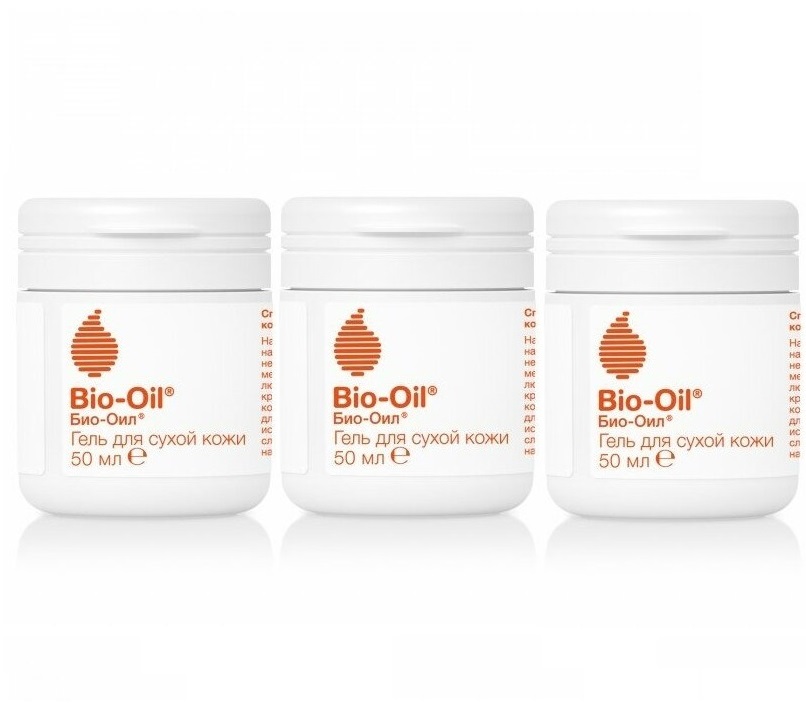 

Гель Bio-Oil для сухой кожи, 50 мл, 3 шт