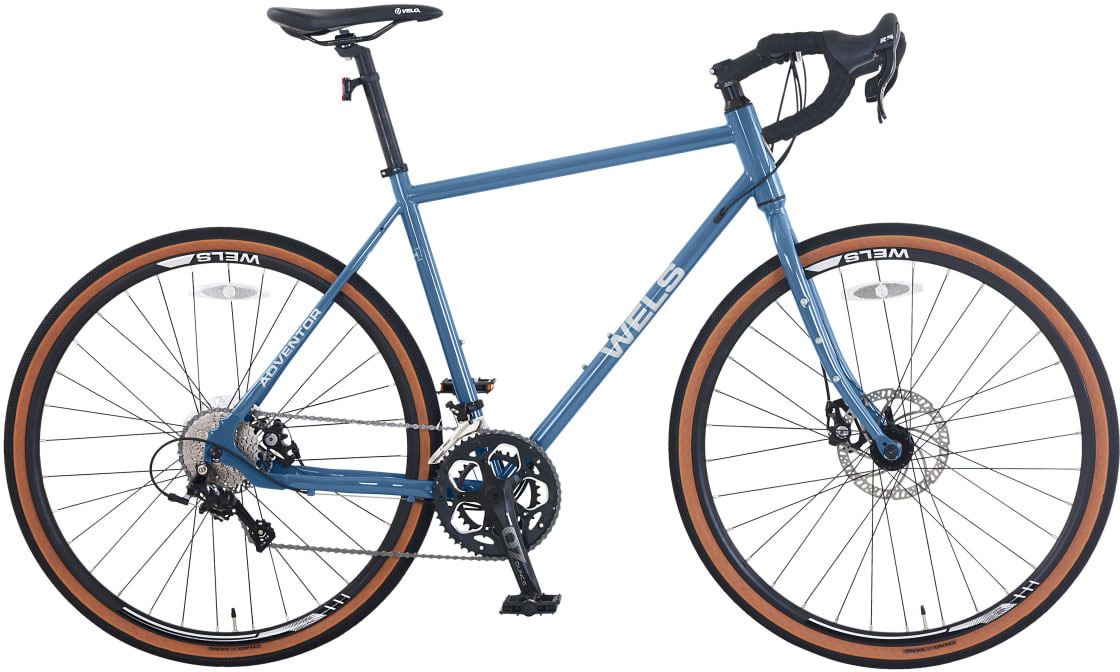 Велосипед WELS Adventor синий размер 580мм 2023 22.8