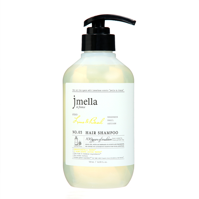 Шампунь Лайм и Базилик JMella In France Lime & Basil Hair Shampoo