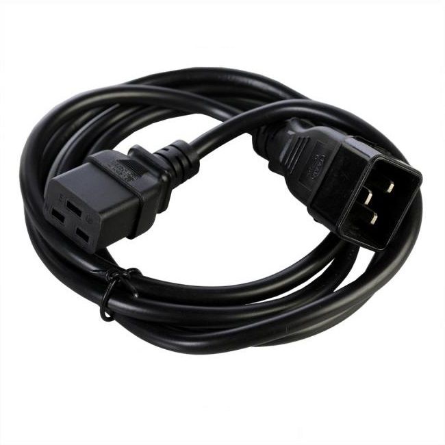 Кабель ЦМО IEC 320 C19-IEC 320 C20, M-F 1,8м Black (R-16-CORD-C19-C20-1.8)